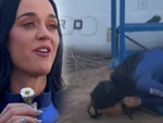 Quá nhớ Trái đất, Katy Perry hôn đất sau khi vào vũ trụ 11 phút