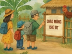 Chú út về quê nghỉ lễ, anh chị lên thành phố... xem lễ