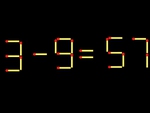 Thử tài IQ: Di chuyển một que diêm để 3-9=57 thành phép tính đúng