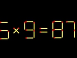 Thử tài IQ: Di chuyển một que diêm để 5x9=87 thành phép tính đúng