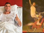 Sao Barca đạp xe đến bệnh viện ăn mừng cùng Ferran Torres