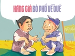 Hàng giả bỏ phố về quê?