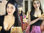 'Hot girl trứng chiên' khiến cả khu chợ đêm bừng sáng