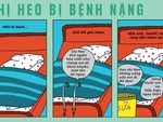 Chị heo bị bệnh nặng, để lại thông điệp sởn da gà