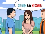 Tình yêu thời xe điện - xe xăng