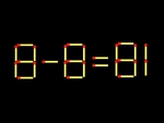 Thử tài IQ: Di chuyển một que diêm để 8-8=81 thành phép tính đúng