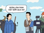 Đoàn làm phim cực hơn người nông dân