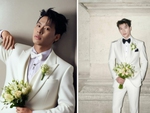 Cách tạo chú rể mặc vest trắng cầm hoa đang hot trên mạng