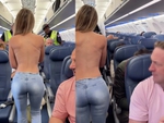 Cô gái khoe trọn lưng trần khi đi máy bay nhận phản ứng trái chiều