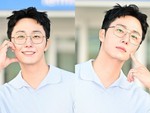 Jung Il Woo đẹp trai phát sáng trên đường sang Việt Nam