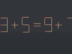 Thử tài IQ: Di chuyển một que diêm để 3+5=9+7 thành phép tính đúng