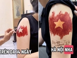 Gen Z lan tỏa trào lưu vẽ cờ Tổ quốc trên tay mừng Quốc khánh 2-9