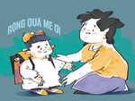 Bộ đồng phục quá khổ ngày khai trường, mẹ hào hứng, con 'quá khổ!'