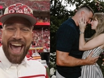 Cầu thủ Travis Kelce cười không ngớt sau thông báo đính hôn với Taylor Swift