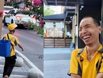 Câu chuyện đằng sau shipper chạy bộ giao đồ ăn