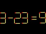 Thử tài IQ: Di chuyển một que diêm để 8-23=9 thành phép tính đúng