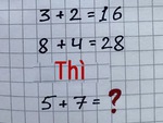 Người IQ cao có giải được câu đố toán học này trong 10 giây?