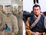 Tượng đất nung ở lăng mộ Tần Thủy Hoàng giống diễn viên Lâm Phong