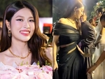 Hoa hậu Thiên Ân nói gì sau khoảnh khắc 'hất tay fan'