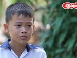 Cậu bé nghẹn ngào kể cha bị thương nhưng giấu vì sợ mọi người lo lắng