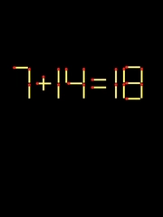 Thử tài IQ: Di chuyển một que diêm để 7+14=18 thành phép tính đúng