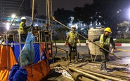 Xuyên đêm khoan địa chất tuyến metro trị giá hơn 65.000 tỉ đồng ở Hà Nội
