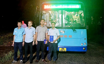 Lần đầu tiên mở tuyến xe buýt đến xã đảo Minh Châu của Hà Nội