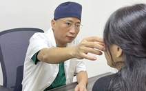 Nữ sinh biến chứng lộ tuyến lệ, ngửa mi dưới, chảy nước mắt vì cắt mắt 'giọt lệ Trung Hoa' ở spa