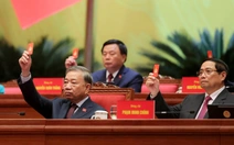 Đại hội XIV bầu đoàn chủ tịch gồm 16 ủy viên Bộ Chính trị, 1.586 đại biểu đủ tư cách dự Đại hội