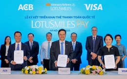 Vietnam Airlines hợp tác ACB và Visa ra mắt  thẻ hội viên tích hợp thanh toán Lotusmiles Pay