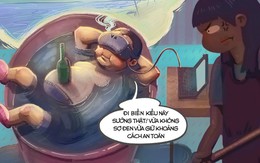 Ngày lễ, đi tắm biển kiểu giãn cách xã hội