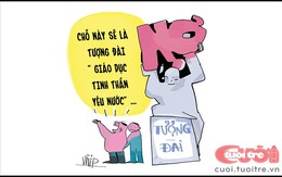 Huyện nghèo xây tượng đài: Đằng nào cũng đã hết hơi...