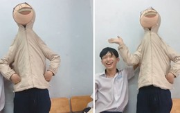 Nam sinh giả hình nộm khiến cả lớp cười té ghế