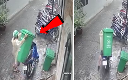 Tên trộm 'chê' xe máy ăn cắp thùng rác ở Sài Gòn