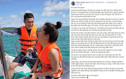 Sau Quang Vinh đến lượt Phạm Quỳnh Anh xin lỗi vì ngồi lên san hô ở Phú Quốc