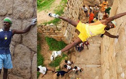 Clip 'Người nhện' Ấn Độ leo tường như người thường đi bộ