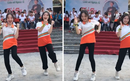 Màn nhảy cover siêu đáng yêu của hai nữ sinh xinh đẹp khiến người xem không thể rời mắt