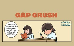 Tình trạng chung của con gái: Cứ gặp crush là bị 'ngu người'