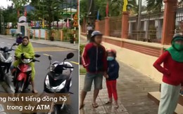Cô gái dùng ATM cả tiếng đồng hồ chưa xong, còn định 'combat' chàng trai khi bị nhắc nhở