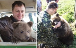 Câu chuyện cảm động về chàng kỹ sư hàng không và bé gấu mồ côi