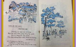 Cả trời thương nhớ những bài thơ trong sách tập đọc lớp 1 năm 1985