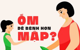 Ốm thì dễ sinh bệnh hơn mập?