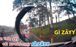 Tài xế hú hồn với nữ khách hét ầm ĩ trong ôtô khi thấy xe vượt ẩu