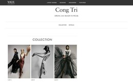 Thiết kế mới của Công Trí lên tạp chí Vogue Mỹ, xứng tầm quốc tế