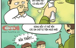 Kỷ niệm mái trường: Khi thầy giáo troll học trò