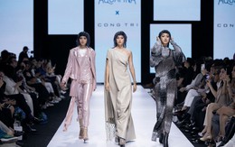 Hoa hậu Đỗ Thị Hà lần đầu trình diễn trên sàn catwalk chuyên nghiệp