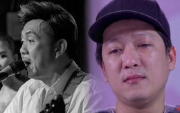 Trường Giang nghẹn ngào hát 'Khóc thầm' trên sân khấu