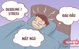 Trước mùa lễ hội là mùa deadline, bị hành đau đầu, mất ngủ