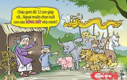 Ngoại ơi, con xông đất nè!