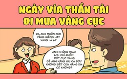 Ngày vía Thần Tài, đi mua vàng... cục